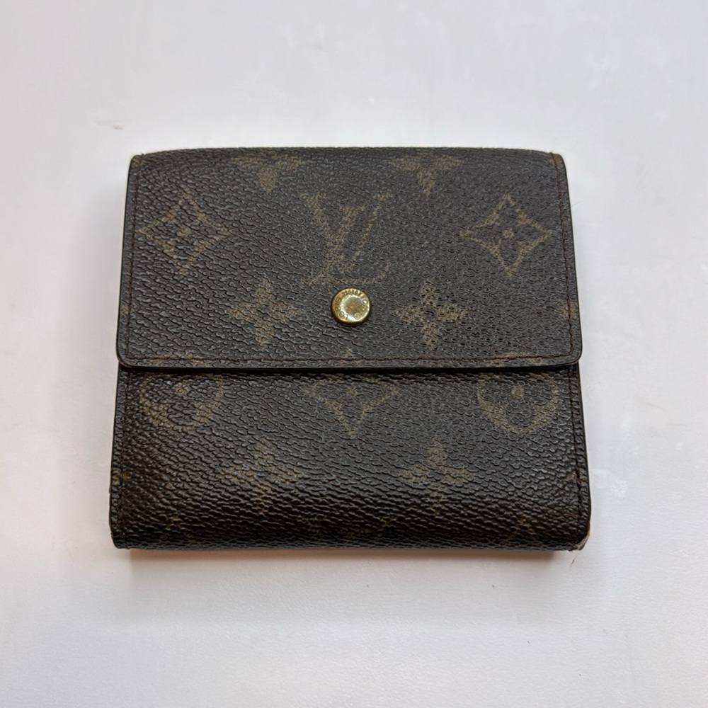 Louis Vuitton Monogram Brown and Gold Compact Wallet
